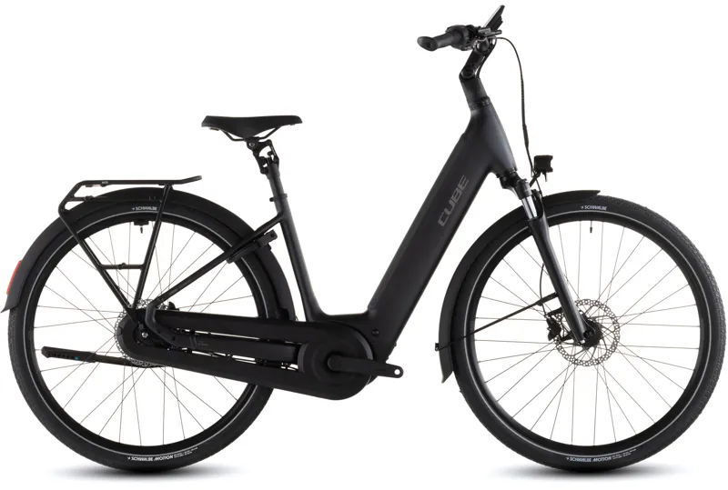 Cube Supreme Hybrid Comfort PRO 600wh 2026 Electric Hybrid Bike - Grey/Chrome
