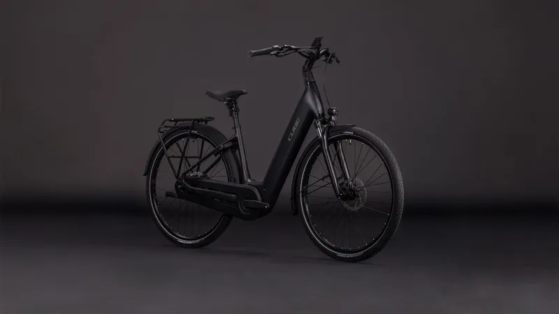 Cube Supreme Hybrid Comfort PRO 600wh 2026 Electric Hybrid Bike - Grey/Chrome-1