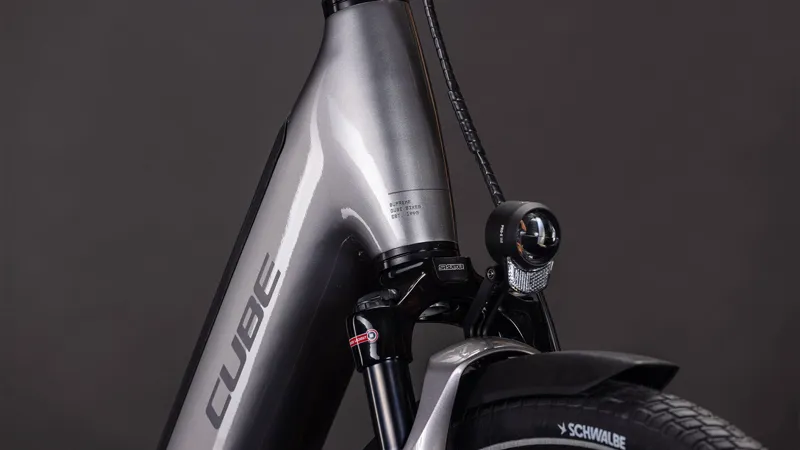 Cube Supreme Hybrid Deluxe PRO 600wh 2026 Electric Hybrid Bike - Quicksilver/Grey-6