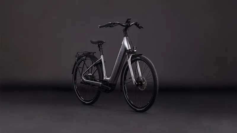 Cube Supreme Hybrid Deluxe PRO 600wh 2026 Electric Hybrid Bike - Quicksilver/Grey-1