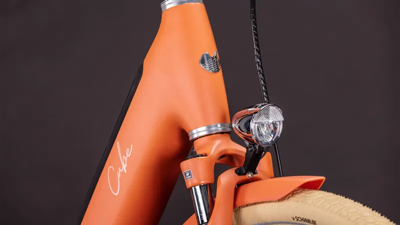 Cube Aruba Hybrid 600wh 2026 Electric Hybrid Bike - Papaya/Creme-5