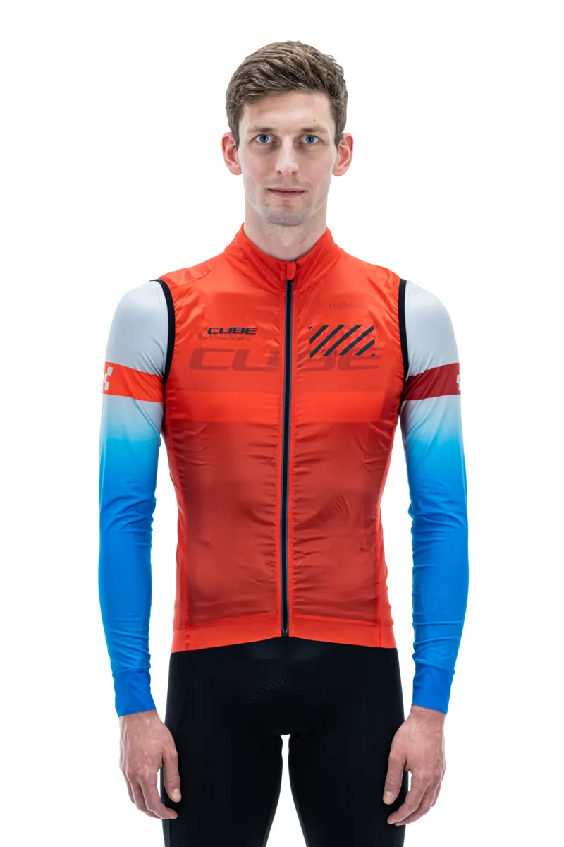 Cube Teamline Men's Gilet - Red -1
