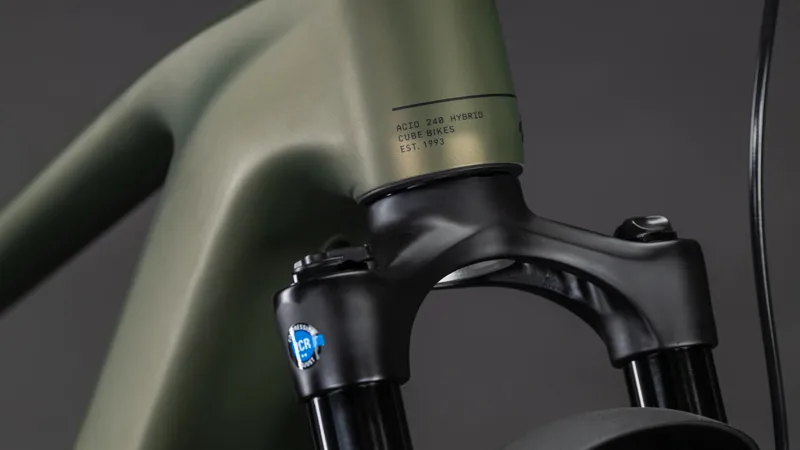 Cube Acid 240 Hybrid Rookie SLX 400X 2026 Junior Electric MTB - Green-3