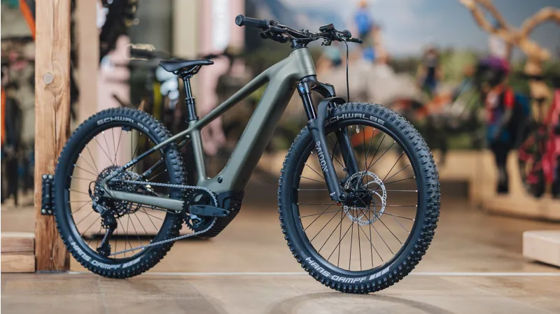 Cube Acid 240 Hybrid Rookie SLX 400X 2026 Junior Electric MTB - Green-1