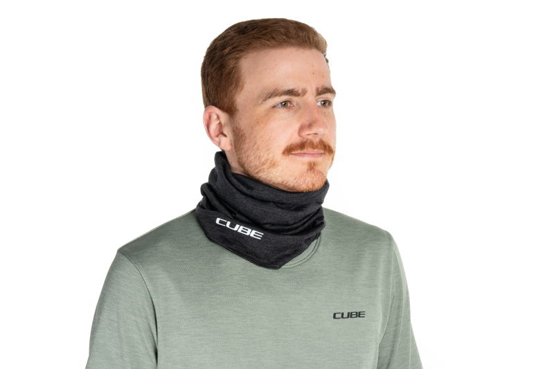 Cube Race Be Warm Functional Windproof Bandana - Black/White-2