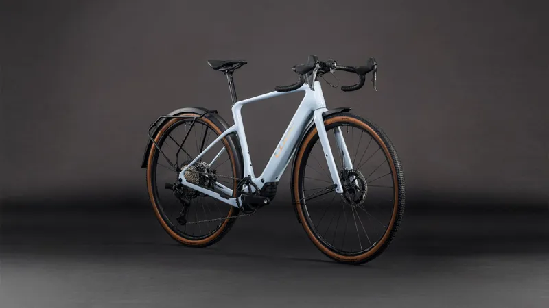 Cube Nuroad Hybrid C:62 SLX 400X FE 2026 Electric Gravel Bike - Iceblue/Prism-1