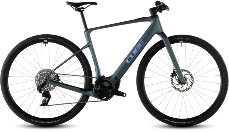 Cube Nulane Hybrid C:62 SLX 400X 2026 Electric Gravel Bike - Polarlight/Prism