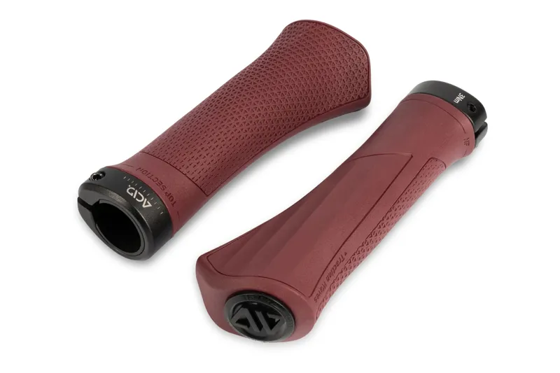 Cube Acid Hybrid Tour Grips - Dark Red