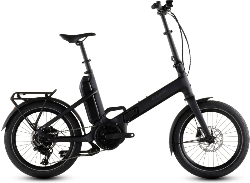 Cube Fold Hybrid 545wh 2026 Folding Electric Bike - Coal/Reflex