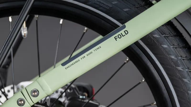 Cube Fold Hybrid 545wh 2026 Folding Electric Bike - Pea/Reflex-3