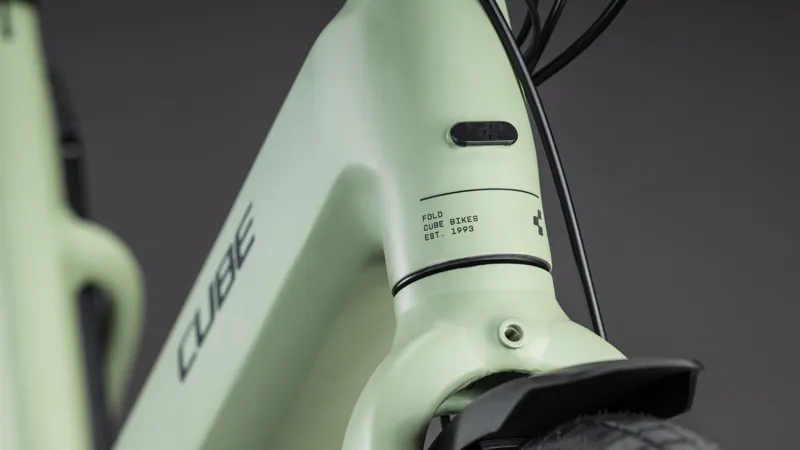 Cube Fold Hybrid 545wh 2026 Folding Electric Bike - Pea/Reflex-5