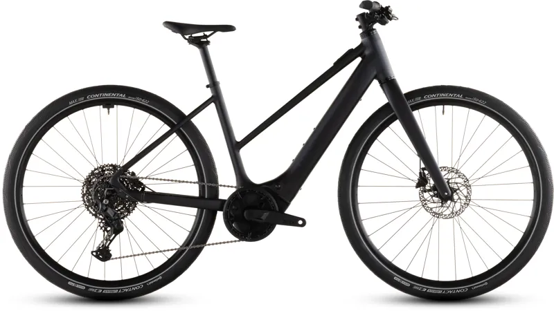 Cube Editor Hybrid Pro 400X Trapeze 2026 Electric Hybrid Bike - Coal/Prism