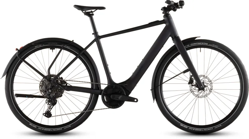 Cube Editor Hybrid Pro 400X FE 2026 Electric Hybrid Bike - Coal/Prism