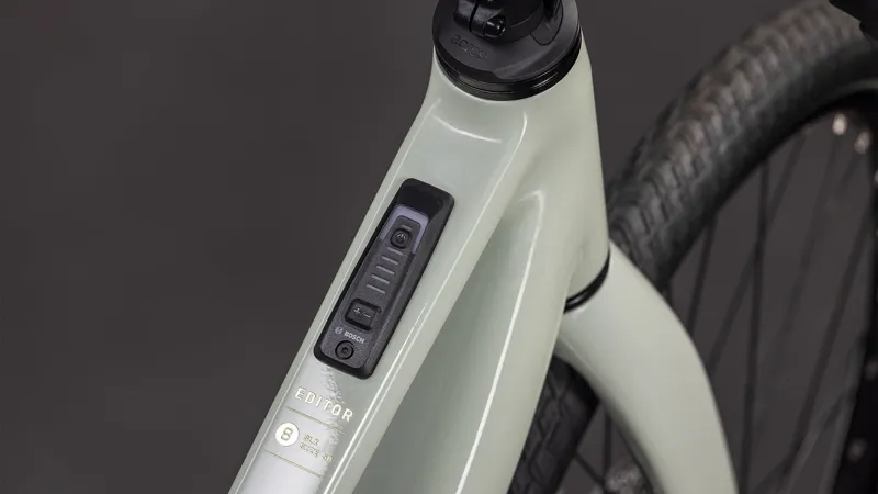 Cube Editor Hybrid SLX 400X Trapeze 2026 Electric Hybrid Bike - Reedbeige/Chrome-2