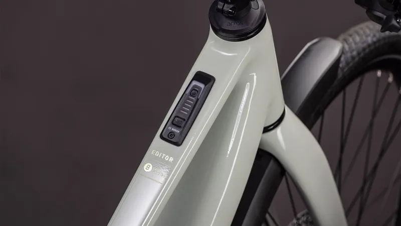 Cube Editor Hybrid SLX 400X FE Trapeze 2026 Electric Hybrid Bike - Reedbeige/Chrome-2