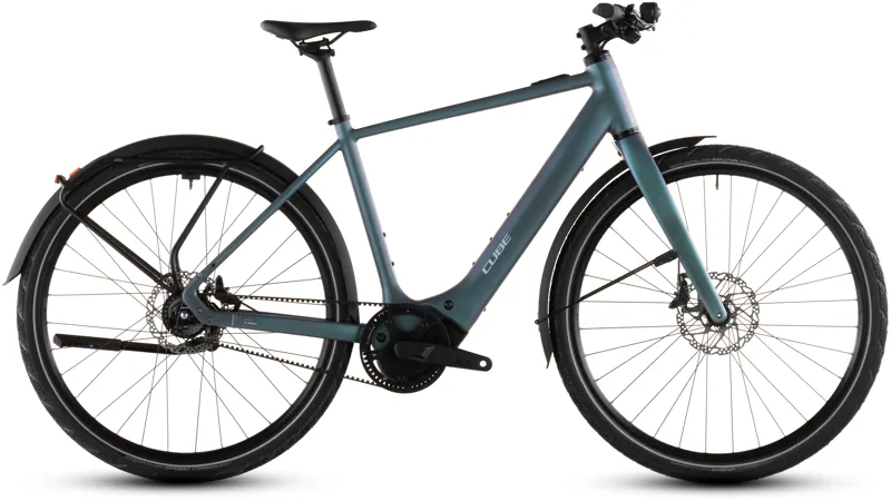 Cube Editor Hybrid SLT 400X FE 2026 Electric Hybrid Bike - Smaragdgrey/Prism