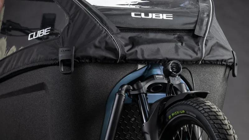 Cube Cargo Hybrid Comfort Pro Family 800 2026 Electric Cargo Bike - Smaragdgrey-7