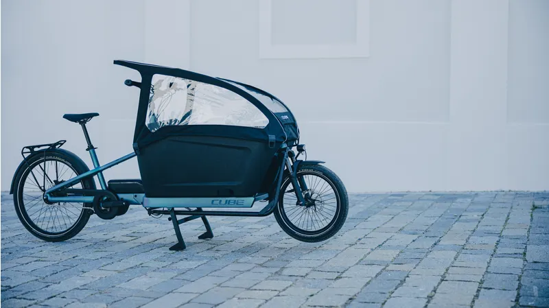 Cube Cargo Hybrid Comfort Pro Family 800 2026 Electric Cargo Bike - Smaragdgrey-8
