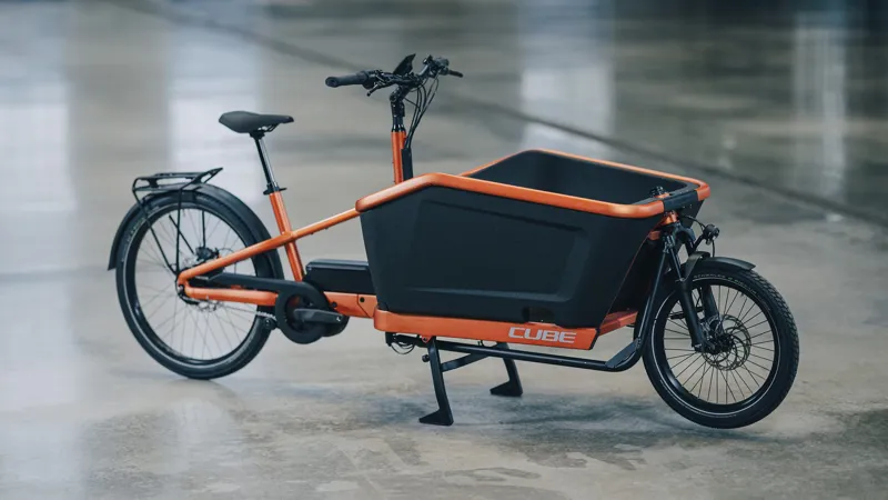 Cube Cargo Hybrid Comfort SLX 800 2026 Electric Cargo Bike - Rustorange/Reflex-7