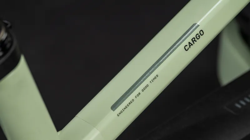 Cube Cargo Hybrid 800 2026 Electric Cargo Bike - Pea/Reflex-2