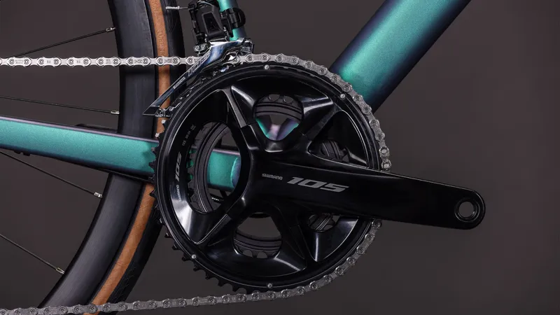 Cube Attain SLX 2026 Endurance Road Bike - Smaragdgrey/Prism-5