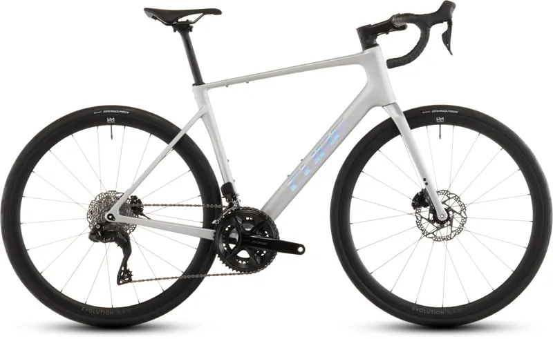 Cube Attain C:62 SLX 2026 Carbon Road Bike - Sleek Grey/Prism