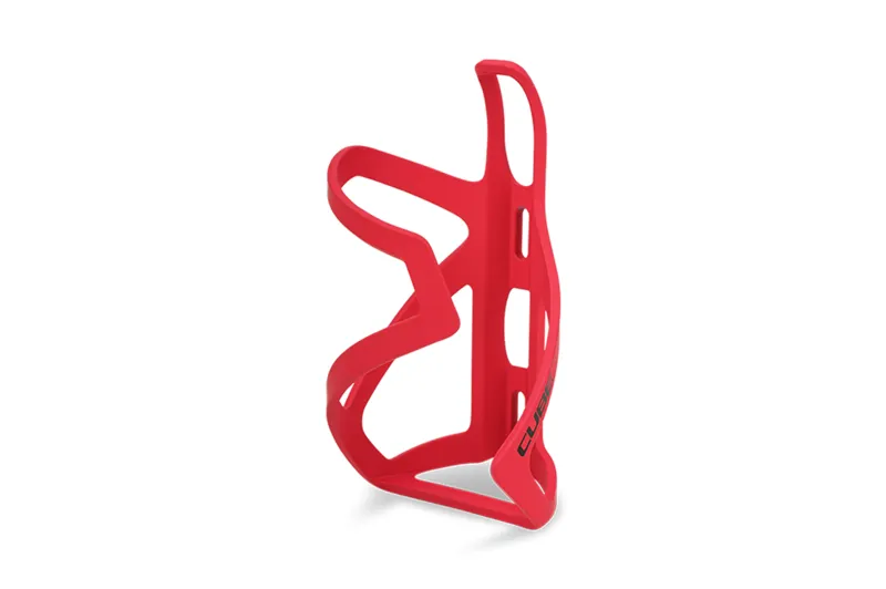 Cube HPP Sidecage Bottle Cage - Matt Red/Glossy Black