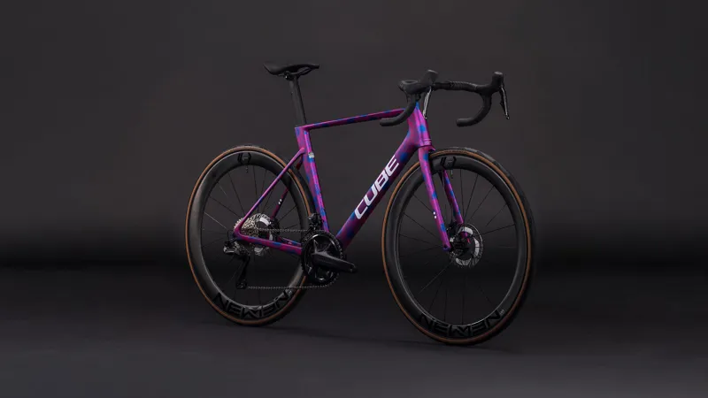 Cube Litening Air C:68X Race 2026 Carbon Road Bike - Dazzlepink/Blue-1