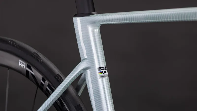 Cube Litening Air C:68X SLT 2026 Carbon Road Bike - Xenongrid/Green -6
