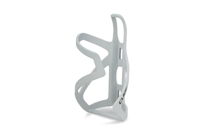 Cube HPP Sidecage Bottle Cage - Matt Light Grey/Glossy Black