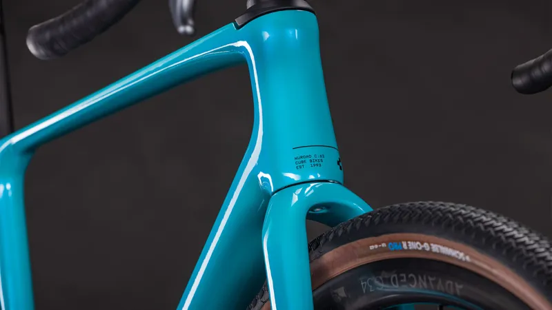 Cube Nuroad C:62 Pro 2026 Carbon Gravel Road Bike - Swimmingpool/Black-3