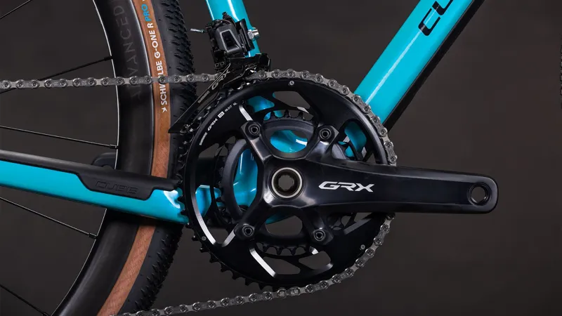 Cube Nuroad C:62 Pro 2026 Carbon Gravel Road Bike - Swimmingpool/Black-6