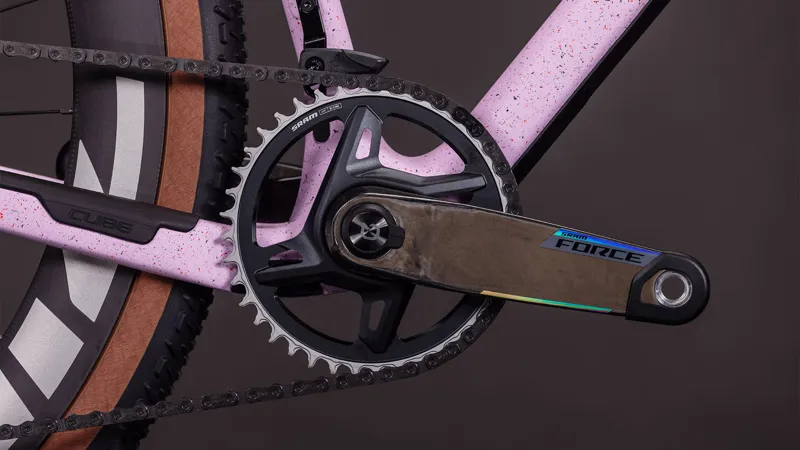 Cube Nuroad C:62 SLX 2026 Carbon Gravel Road Bike - Rhodonite/Orange-5