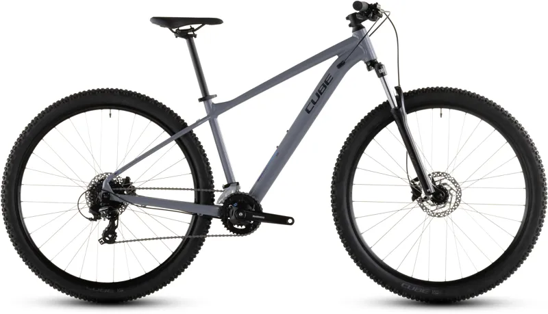 Cube Aim One 27.5/29er 2026 Hardtail Mountain Bike - Smoke/Black