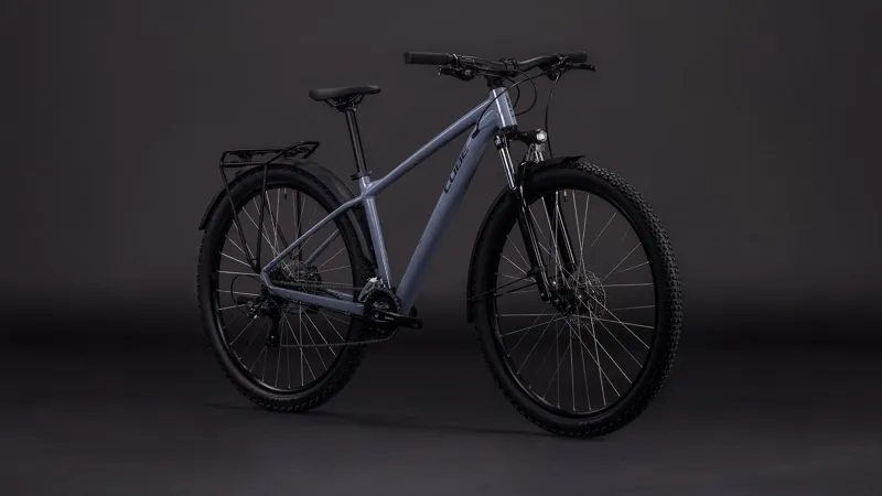 Cube Aim One FE 27.5/29er 2026 Hardtail Mountain Bike - Smoke/Black-1