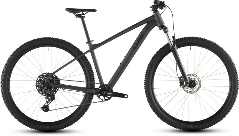 Cube Aim Pro 27.5/29er 2026 Hardtail Mountain Bike - Slateblack/Black