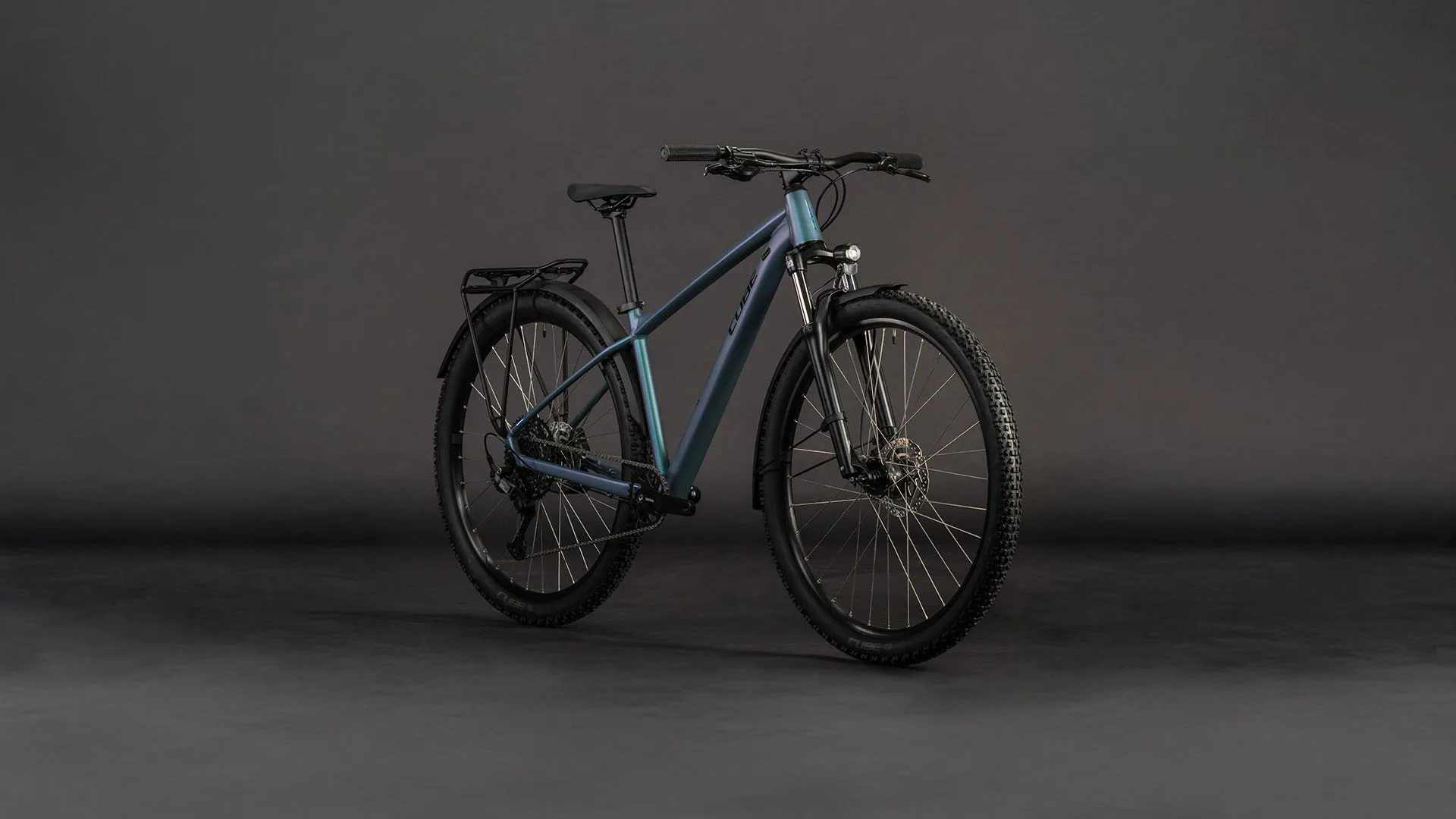 Cube Aim Pro FE 27.5/29er 2026 Hardtail Mountain Bike - Smaragdgrey/Prism