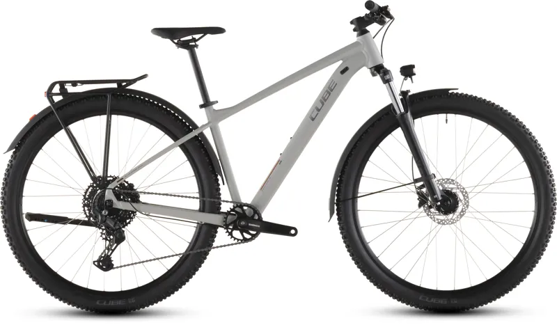 Cube Aim Pro FE 27.5/29er 2026 Hardtail Mountain Bike - Greige/Titan