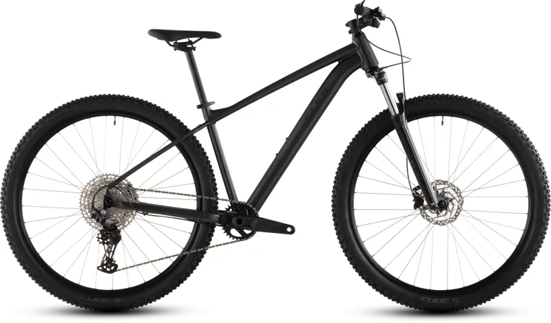 Cube Aim SLX 27.5/29er 2026 Hardtail Mountain Bike - Slateblack/Black