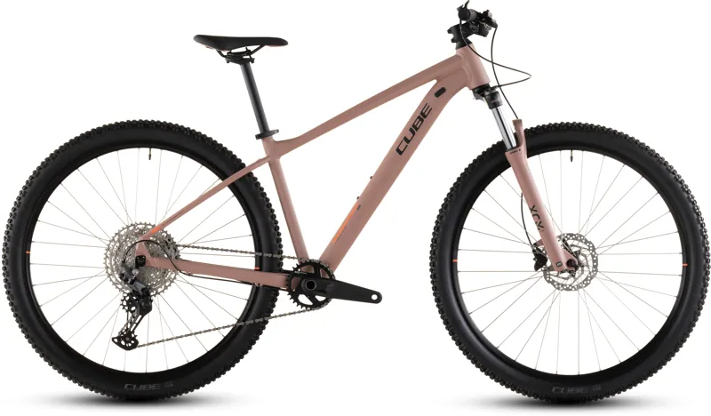 Cube Aim SLX 27.5/29er 2026 Hardtail Mountain Bike - Blushrose/Black