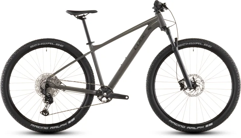 Cube Reaction Pro 27.5/29er 2026 Hardtail Mountain Bike - Oldgrey/Black