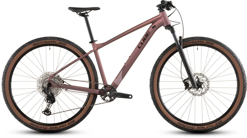 Cube Reaction Pro 27.5/29er 2026 Hardtail Mountain Bike - Shiftblush/Black
