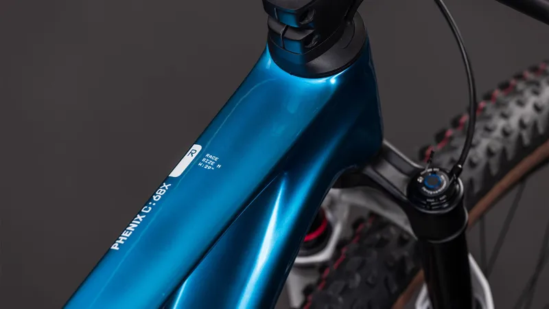 Cube Phenix C:68X Race 29er 2026 Carbon Hardtail Mountain Bike - Chromeblue-2