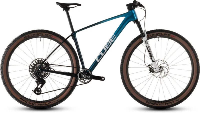 Cube Phenix C:68X Race 29er 2026 Carbon Hardtail Mountain Bike - Chromeblue