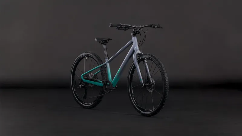 Cube Numove 240 Disc 24w 2026 Kids Bike - Lavagrey/Coolgreen-1