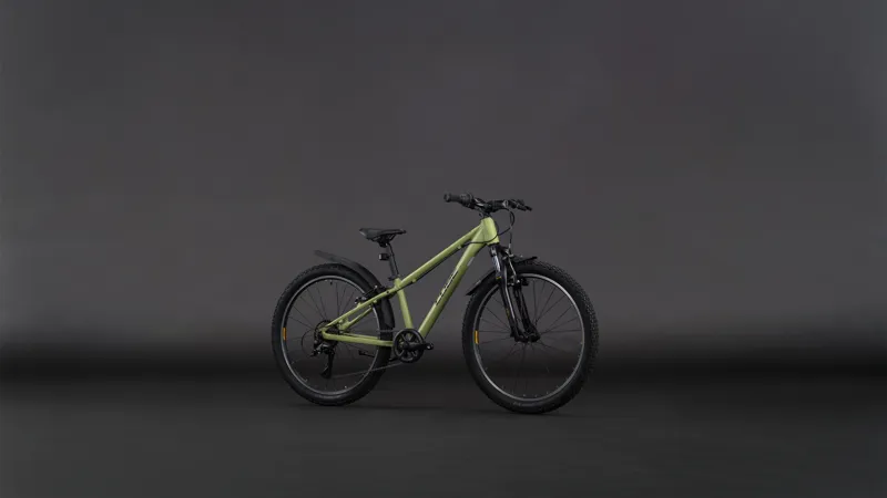 Cube Acid 240 FE 2026 Kids Mountain Bike - Lightolive/Orange-1