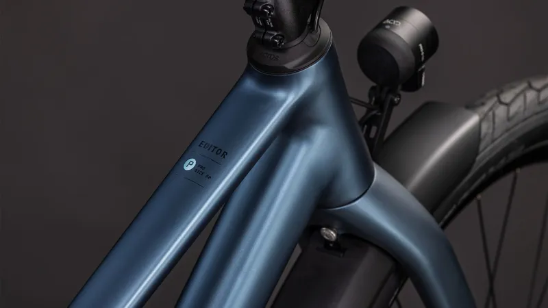 Cube Editor Pro FE Trapeze 2026 Hybrid Bike - Mineralblue/Chrome-2