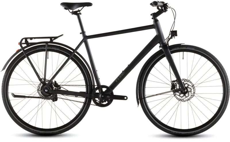 Cube Nulane Comfort EXC FE 2026 Flat Bar Gravel Bike - Grey/Chrome