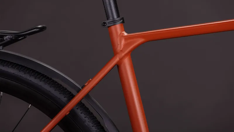 Cube Nulane Race FE 2026 Flat Bar Gravel Bike - Amber/Black-5