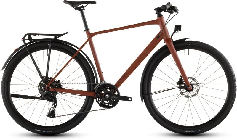 Cube Nulane Race FE 2026 Flat Bar Gravel Bike - Amber/Black